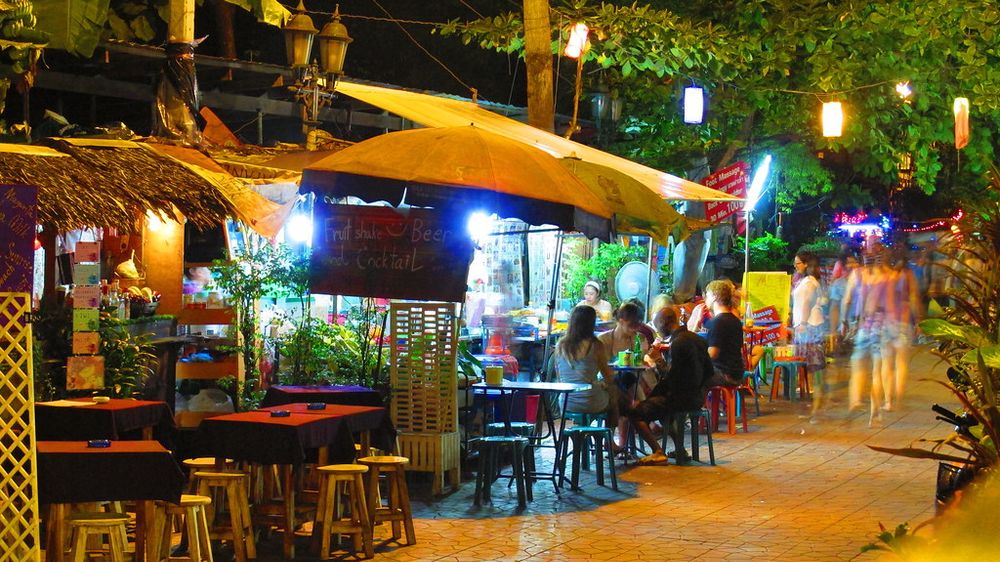 Food stalls in Soi Rambuttri